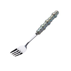 Light Luxury Ceramic Pearl Handle Knife Fork And Spoon Creative Stainless Steel Tableware