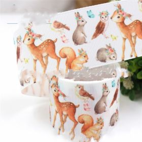 38mm Pattern Thermal Transfer Thread Ribbon DIY Handmade Packaging Accessories