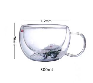 Household Borosilicate Double Layer Glass Cup