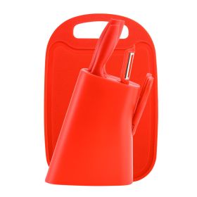 Color Straw Cutter With Cutting Board Suit